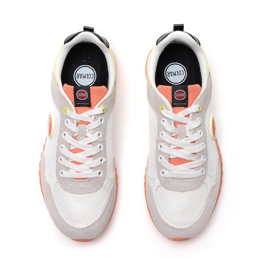 LEATHER & NYLON SNEAKERS
