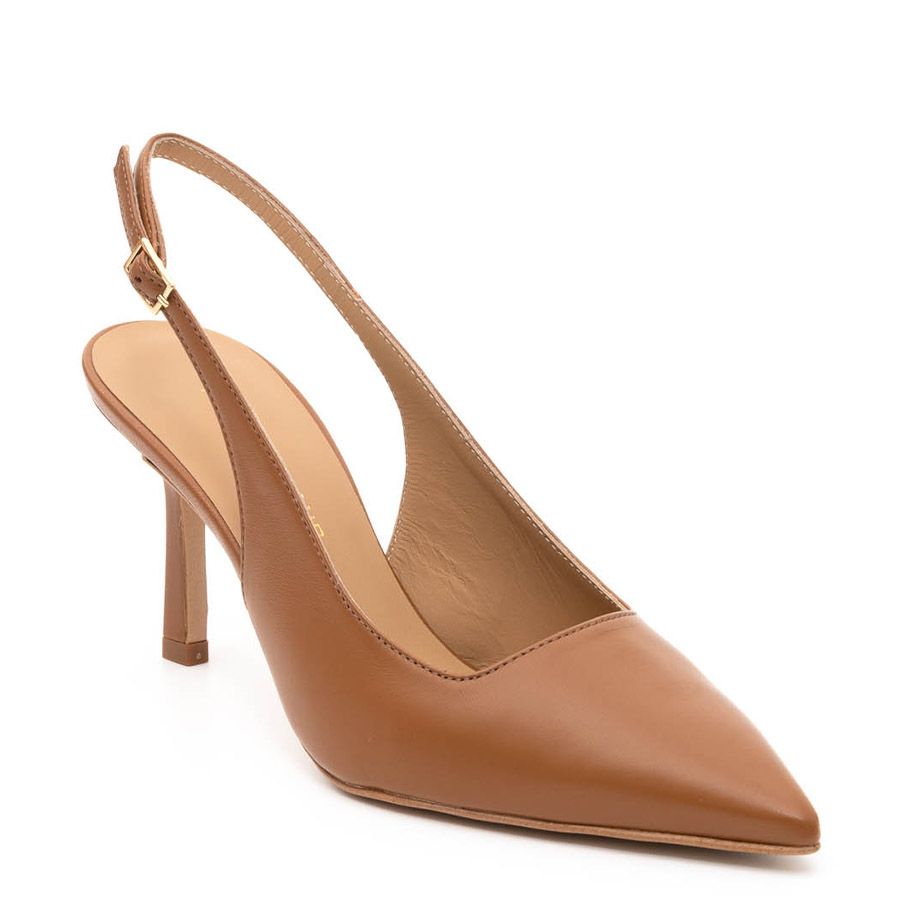 LEATHER POINTED PUMPS V23vit