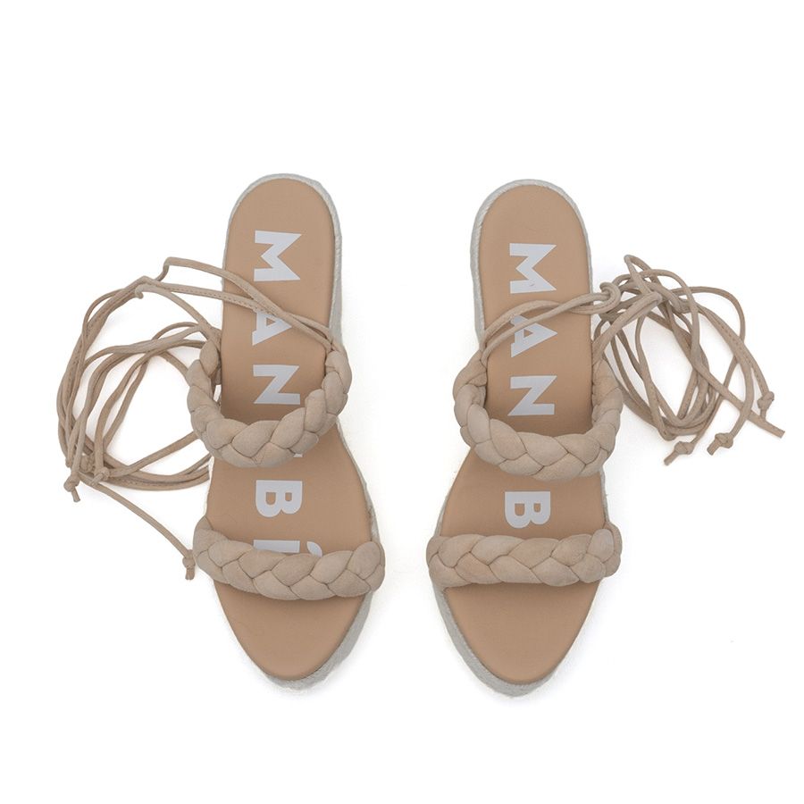 HAMPTONS SUEDE WEDGE ESPADRILLES WE